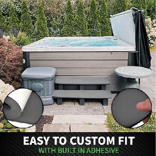 XCEL Marine Foam Roll with Self Adhesive Gray, 54" x 12" x 1/4" Closed Cell Foam Rubber Water Resistant Padding Sheet - Home, Marine, Garage, Auto Insulation & Cosplay (Gray, 54" x 12" x 1/4")