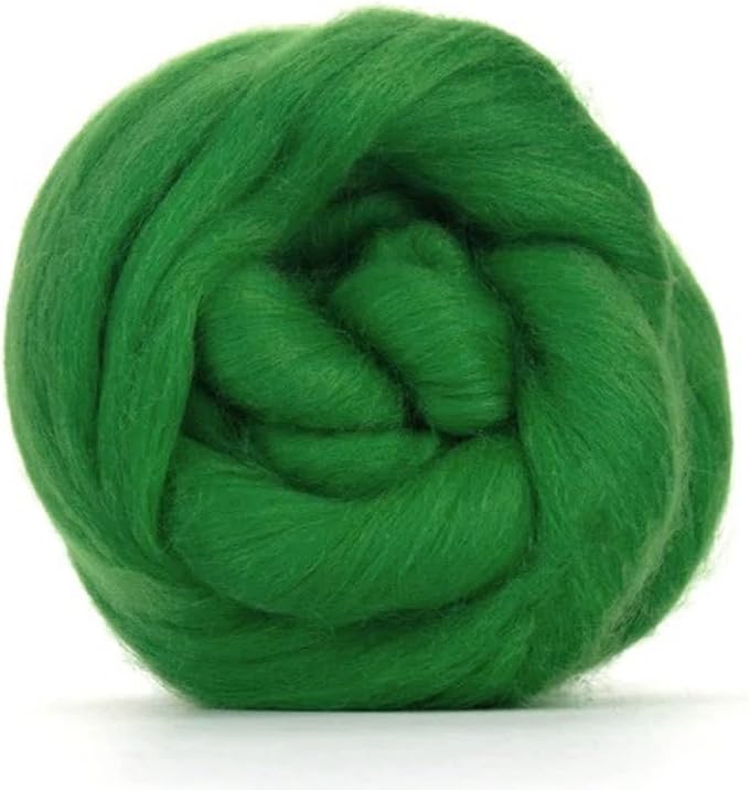 Revolution Fibers Merino Wool Roving | Premium Combed Wool Top | 22 Micron, Perfect for Felting Projects, Spinning, Wall Hangings and Tapestry (Lawn)