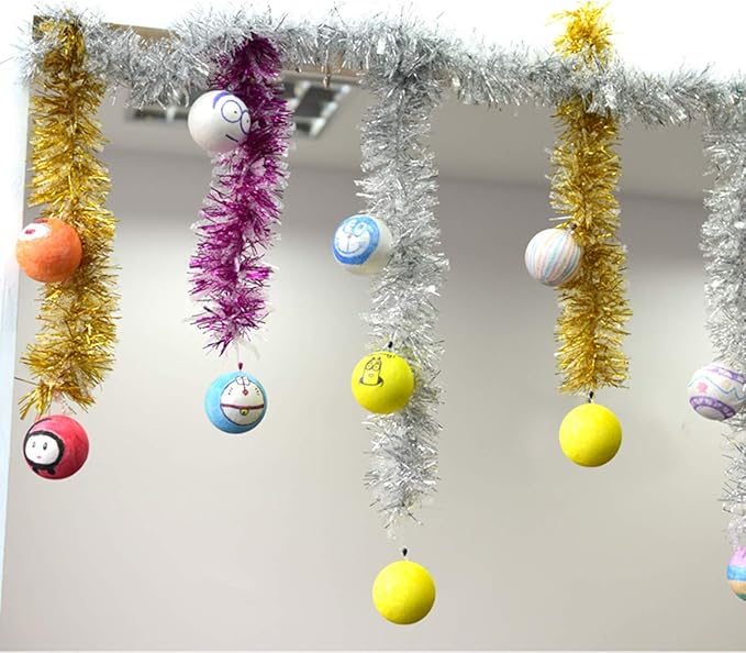 8PCS 4 Inch White Foam Balls Polystyrene Craft Balls Foam Balls for Easter Art Craft Household School Projects and Christmas Party Decorations