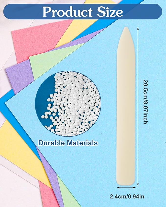 UCEC 30 Pack Bone Folder Tool, Plastic Bone Folder Crafts Scoring Folding Creasing Paper Crafting Scrapbooking Tool for Card Making, Paper Folding Tools for DIY Crafting Leathercrafts Bookbinding
