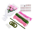 400 Pcs Thick Pipe Cleaners Craft,4 Assorted Colors Pipe Cleaners Bulk,Chenille Stems for DIY Art Project,Pipe Cleaner Flowers Kit(Pink)
