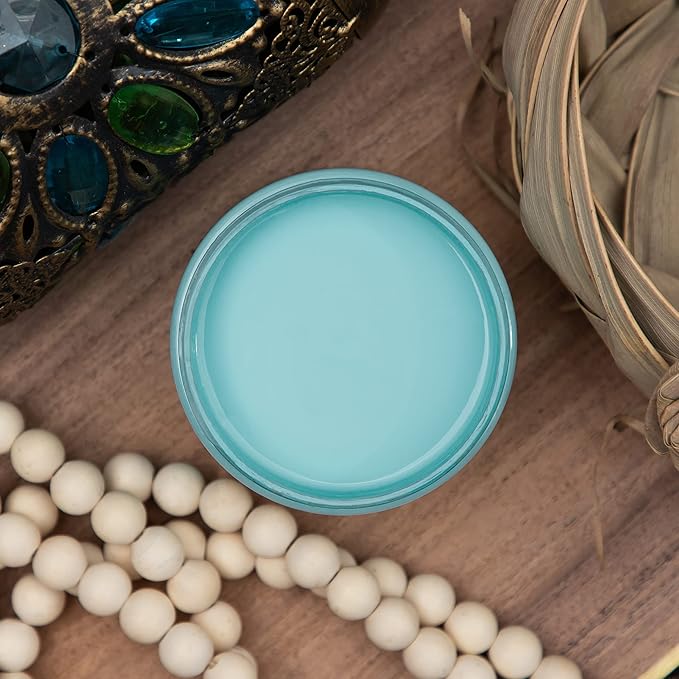 Dixie Belle Paint Company Chalk Finish Furniture Paint - Dixie Belle Blue (4oz) - Matte Sky-Blue Chic Chalk Mineral DIY Furniture Paint