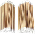 Eyxformula 200/400 Pcs Gun Cleaning Swabs with Double Pointed Tips, 6 Inch Sturdy Bamboo Sticks, Lint Free Long Cotton Swabs for Firearm Maintenance, Precision Cleaning Pistol, Rifle, Handgun, Shotgun
