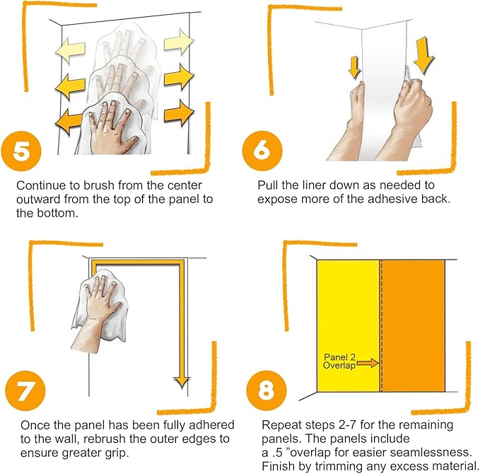 wall26 Peering into a Vibrantly Colored Space Wall Mural, Removable Sticker, Home Decor - 108x144 inches