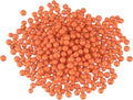 MECCANIXITY Foam Beads Foam Balls 7-9mm for Wedding and Party Decorations, Tiny Packing Balls, Arts DIY Crafts Supplies (Bright Orange,1 Pack Approx 3000pcs)