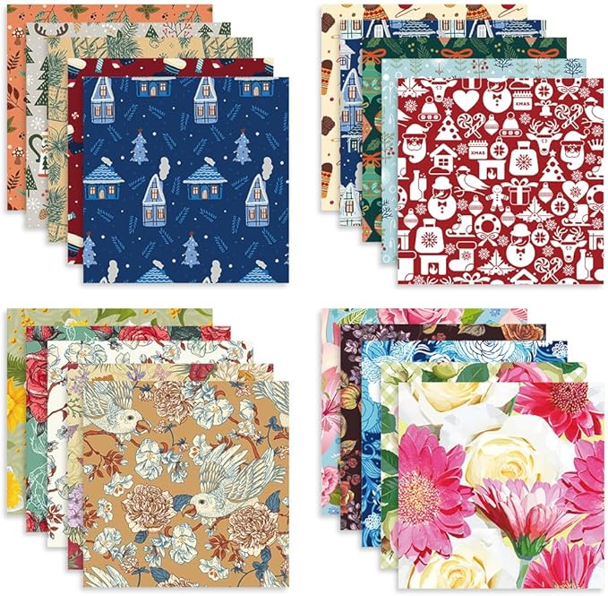 Origami Paper Kit 100 Sheets 70GSM 6 Inch Square Double Sided Color 100 Vivid Solid Colors for Hand Crafts Origami Paper Arts Creativity. Season