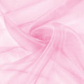 VACVELT Sheer Organza Fabric by The Yard, 60 Inch Wide Light Pink Organza Fabric Bolt Bridal Sheer Tulle Fabric, Silk Organza Roll for Wedding Party Decorations Backdrop Curtain (10 Yards)