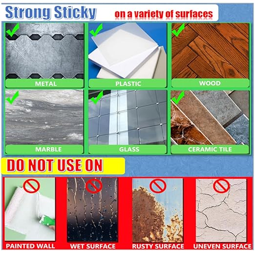 360 Pcs Double Sided Sticky Dot, Sticky Tack Poster Stickers Round Clear Stickers, No Trace Poster Adhesive Putty Removable Waterproof Adhesive Dots for Festival Decoration Sticky Dot (0.31" X 0.51")