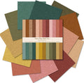 Scrapbook Paper 12x12 Brown, 24 Sheets/24 Designs Double-Sided Bohemian Patterned Craft Paper, Boho Tone Decorative Paper for Junk Journals Greeting Cards Photo Album Decoration (Boho Tone, 12x12 in)