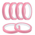 MECCANIXITY Masking Tape 0.5 Inch x 21 Yard Painter's Tape Pink Paint Tapes for DIY Crafts Arts Drawing Decoration Labeling Car Painting Artist Teachers, Pack of 6