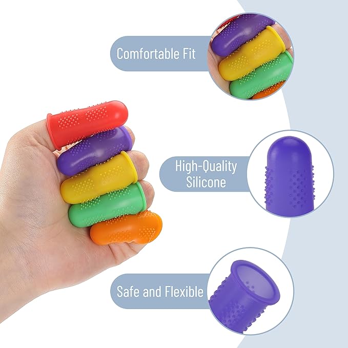 Mr. Pen- Hot Glue Gun Finger Protectors, 24 pcs, Silicone Thimble Finger Guard for Hot Glue