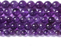 60pcs 6mm AAA Natural Amethyst Beads Crystal Energy Healing Power Stone Beadsfor Jewelry Making DIY Bracelet Necklace Accessories 15"