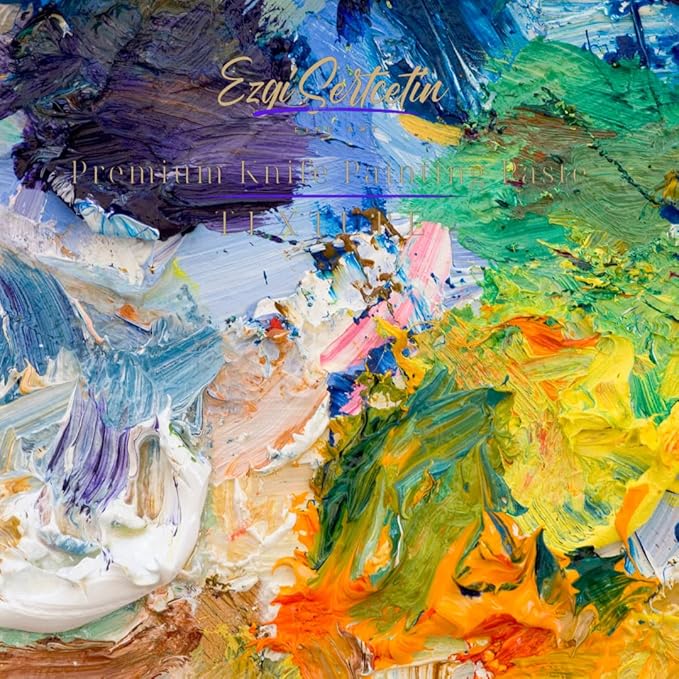 Premium Palette Knife Painting Paste|Texture Paste|Authentic Bright Colors|Ready to Use|Easy to Apply| 6oz (Off White)