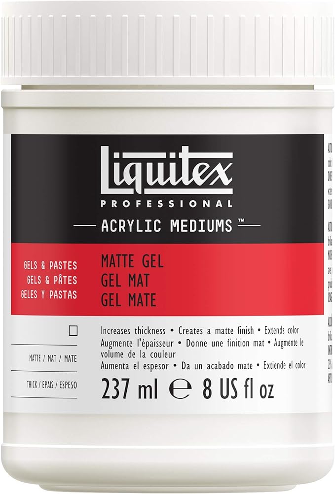 Liquitex Professional Matte Gel Medium, 237ml (8-oz)