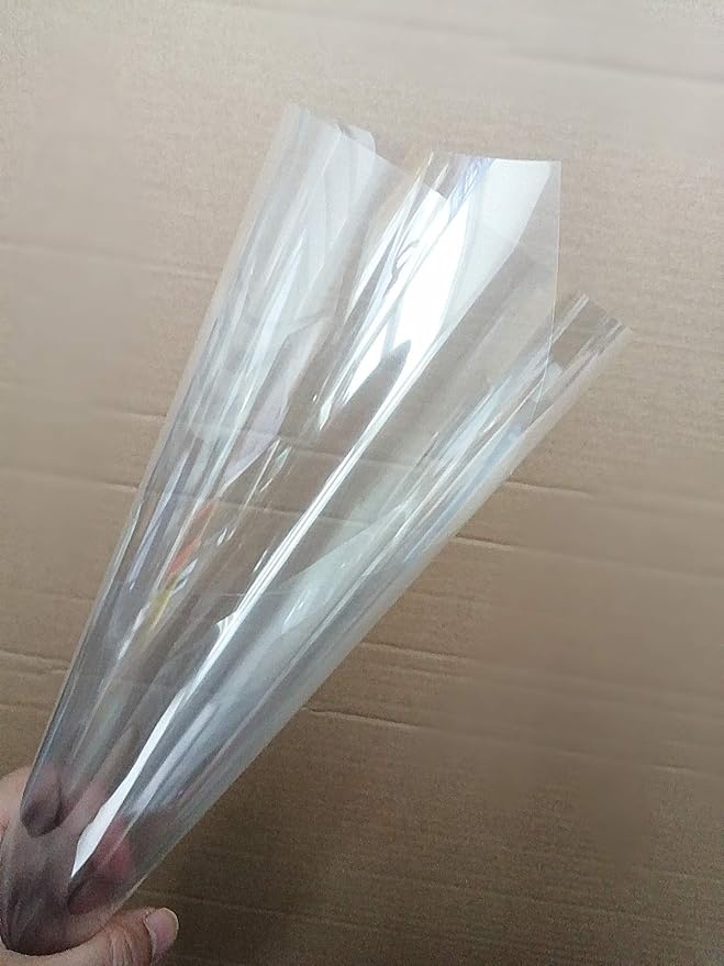 BANLTRE 10 Pieces 10 mil Transparency Blank Template Material Stencils Mylar for Cutting Paper Clear Sheet 12 × 12 inch (10-10 mil)