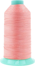 Mandala Crafts Bonded Nylon Thread Blush Heavy Duty Sewing Threads - 800 YDs Size 207 630D T210 Tex 210 Thread for Leather Jeans Weaving Outdoor Marine Upholstery Threads