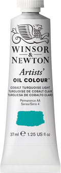 Winsor & Newton Artists' Oil Color, 37ml (1.25 oz) Tube, Cobalt Turquoise Light