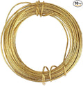 33 Feet Picture Hanging Wire Picture Frame Brass Wire for Hanging Heavy Duty Metal Braided Wire for Hanging Pictures, Mirror, Artwork, Light