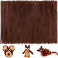 Iooleem 200pcs Brown Pipe Cleaners, Chenille Stems, Pipe Cleaners for Crafts, Pipe Cleaner Crafts, Art and Craft Supplies.