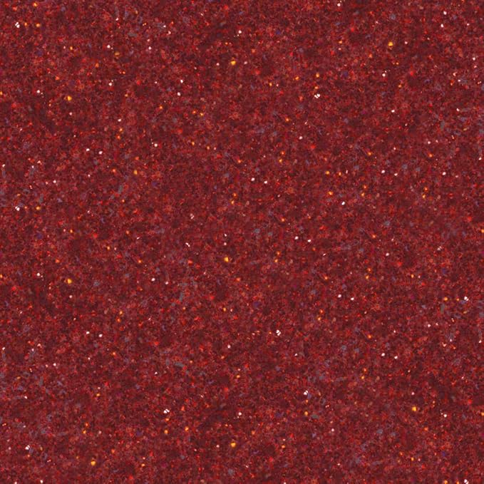 BAKELL Red Hologram Art & Craft Glitter, 5g Jar | Dazzler DUST | Non-Toxic Decorating Glitter | Arts, Crafts, Slime, Glue, Paint, Face & Body (Red Hologram)