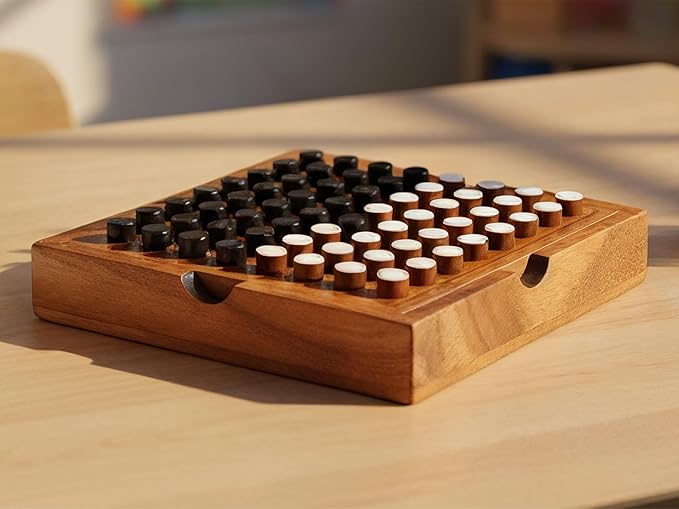 BSIRI Classic Board Game Othello Strategy Games of Family Games for Adults and Children which Playing in 2 Player Board Games to Challenges The Mastermind Game Pieces