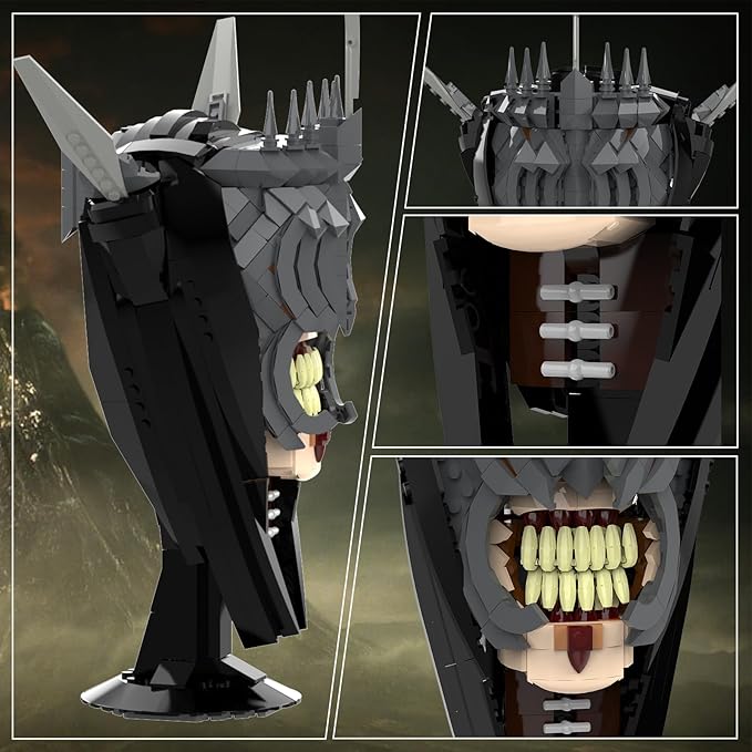 Lord Mouth of Sauron Building Toys Sets, Movie Model Figures, Halloween Christmas Birthday Creative Ideas Gift for Moive Fans for Adults and Boys 8-14 (674 Pieces)
