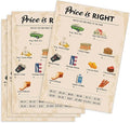 40th Birthday Party Games, Price is Right Games, Birthday Party Supplies for Adults, Fun 1985s Party Game，Pack of 30 Cards