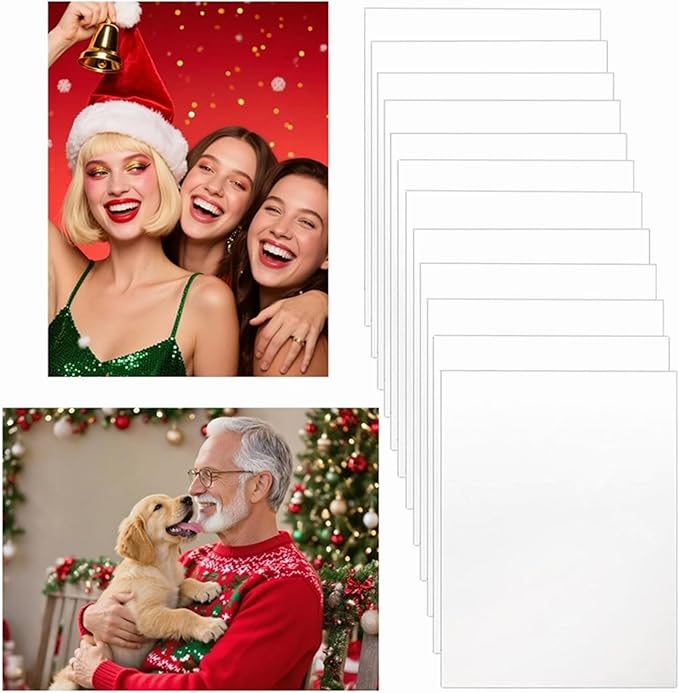 12pcs Sublimation Metal Photo Blanks 16x20 Inch - Make Your Permanent Photo Posters Signs, Sublimation Aluminum Blank for Crafters Small Businesses DIY Enthusiasts (Thickness 0.45mm)
