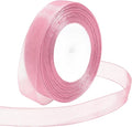 Ribbon for Gift Wrapping 3/4 inch Rose Gold Sheer Organza Ribbon for Flower Bouquet Tulle Thin Chiffon Ribbons for Wedding Invitations Christmas Halloween Presents Decorations Crafts 50 Yards