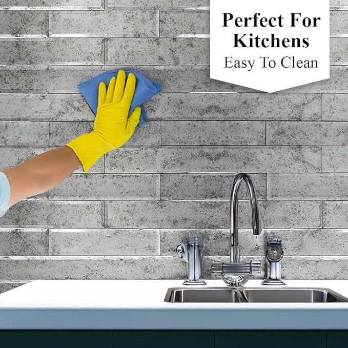Box of 20 Antique Mirror Beveled Glass Subway Tiles – 3" x 12" Vintage Silver Finish, 5 Sq Ft, Not Peel & Stick, for Kitchen Backsplash, Bathroom Wall, Shower, Fireplace Surround, Bar or Accent Wall