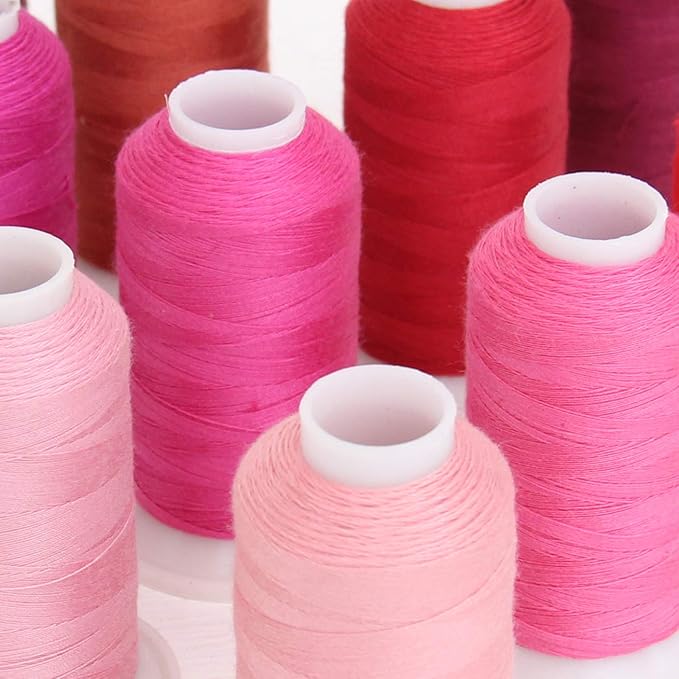 Threadart Polyester All-Purpose Sewing Thread - 600m - 50S/3 - Old Gold