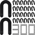 DGSL Tile Leveling System Tile Spacers 1/4 Inch, 300 pieces Horseshoe Shim U Shape Plastic Tile Leveling Clips for Various Types of Tile Leveling