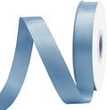 Dusty Blue Satin Ribbon 7/8" X 50 Yards Solid Color Double Faced Ribbons Perfect for Crafts Wedding Decor Bow Making Arts Sewing and More
