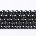 36pcs 12mm AAA Black Hematite Beads Crystal Energy Stone Healing Power Natural Stone Gemstone Round Loose Beads for Jewelry Making DIY Bracelets