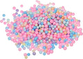 MECCANIXITY Foam Beads Foam Balls 7-9mm for Wedding and Party Decorations, Tiny Packing Balls, Arts DIY Crafts Supplies (Assorted Color,1 Pack Approx 3000pcs)