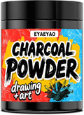 Charcoal Powder for Drawing - Premium Fine Art Charcoal for Sketching, Shading & Blending - Artist Grade for Pencils, Canvas, Paper - Beginners & Professionals (4 Ounces)