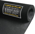 Golener Oil Spill Mat - Garage Floor Mat, Absorbent Oil Pad, Premium Rubber Mat, Waterproof, Contain Liquid, Protect Garage Surface from Spill & Stain, Reusable, Washable, Durable, Black, 72” x 96”