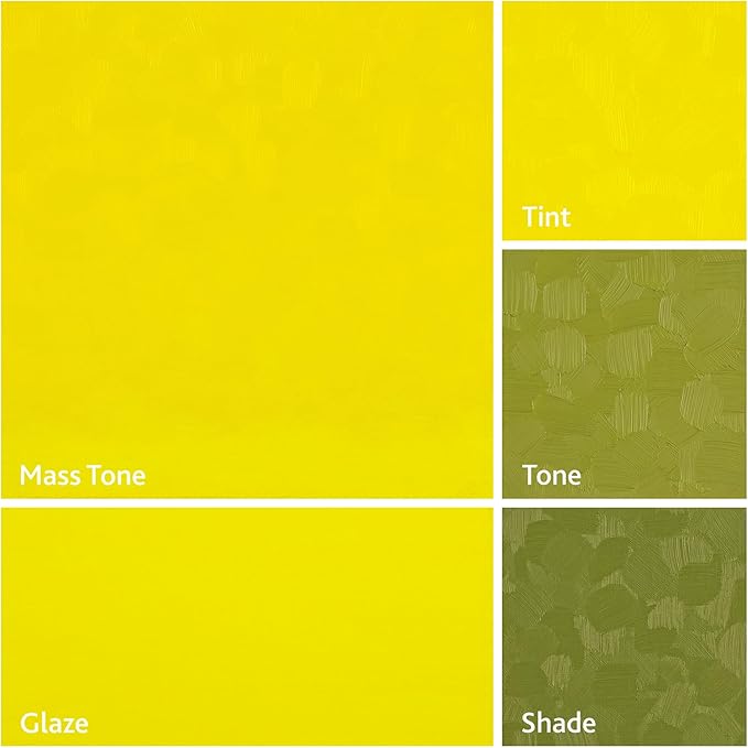 Tusc & Pine Artist Oil Paint - Cadmium Yellow Lemon, 40 ml, Non-Yellowing, Rich & Creamy Consistency, Maximum Pigment Load, Small Batch Milled Oil Paints Made in the USA for Professional Artists