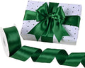 Forest Green Satin Ribbon 1-1/2" X 50 Yards Solid Color Double Faced Ribbons Perfect for Crafts Wedding Decor Bow Making Arts Sewing and More