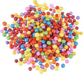MECCANIXITY Foam Beads Foam Balls 7-9mm for Wedding and Party Decorations, Tiny Packing Balls, Arts DIY Crafts Supplies (Multicolored,1 Pack Approx 3000pcs)