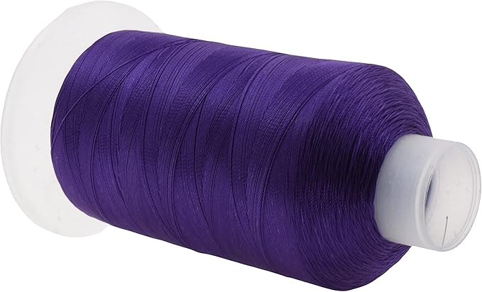 Mandala Crafts Maroon Purple Orange Hot Pink Heavy Duty Thread - 6000 Yds Tex 90 Thread - Bonded Polyester Thread Outdoor Marine Upholstery Threads