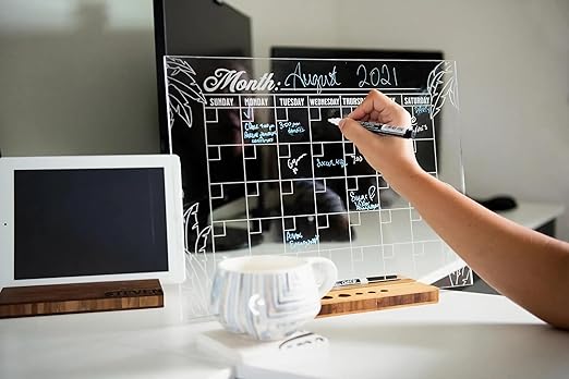 Pack of 10 Clear Acrylic Sheets 12" x 16" Cast Plexiglass Panel 1/8" Thick (3mm) Transparent Plastic Board for Signage, Craft, Display Projects, Laser Cutting, Engraving