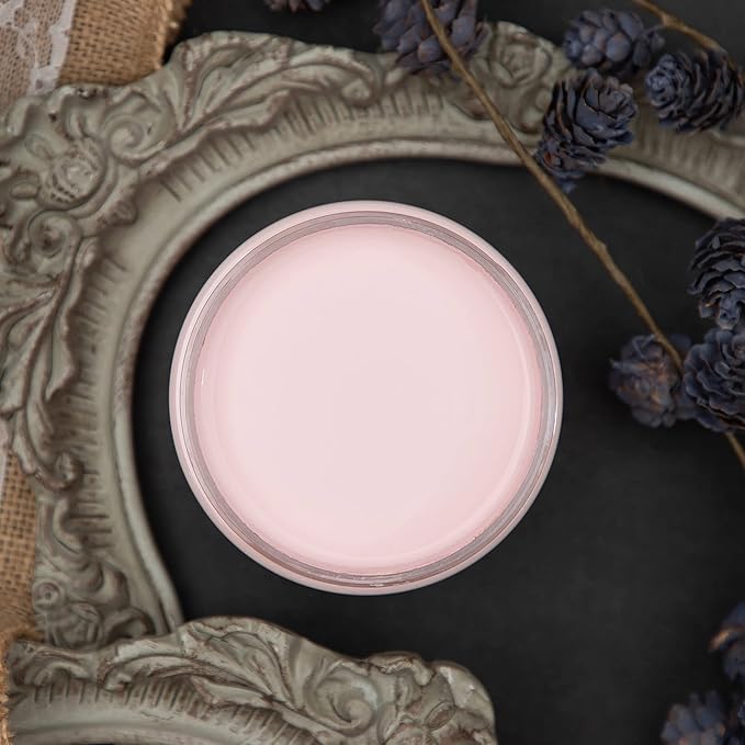 Dixie Belle Paint Company Chalk Finish Furniture Paint - Soft Pink (32oz) - Matte Dainty Pink Chic Chalk Mineral DIY Furniture Paint