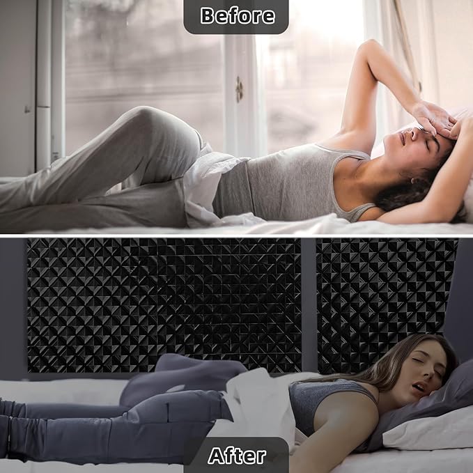 Qualsen Blackout Window Film, 𝟑𝐃𝐕𝐢𝐬𝐮𝐚𝐥𝐀𝐩𝐩𝐞𝐚𝐥 100% Light Sun Blocking Privacy Film for Glass Windows, Removable No Glue Black Out Window Tint for Home Day Sleep Garage 35.4×78.7inch