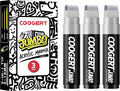 3Pcs Silver Jumbo Poster Markers, 15MM Thick Permanent Acrylic Graffiti Markers, Wide Tip Paint Marker for Canvas, Posters Board, Fabric, Window, Glass, Wood, Teachers,Banner painting supplies