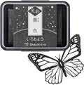 IROMOYO KOSAI Stamp PAD, Traditional, Shimmering Japanese Ink Colour, Oil-Based Ink pad - Black