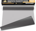 MyArtscape Graphite Transfer Paper Roll, Wax-Free, 17" x 15ft Transfer Paper Roll, Graphite Paper, Precise Carbon Paper Ideal as tracing Paper for Drawing