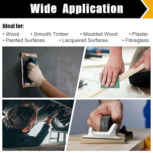150 Grit Sandpaper Set - Assortment for Wood & Metal - 9" x 11" Sheets, 12 Sheets