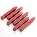 6 Pieces Sealing Wax Sticks with Wicks for Letter Seal Wax Stamp,Wedding Invitations, Packaging Decoration,Christmas Gift Ideas (Wine Red)