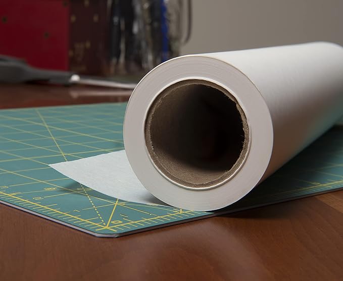 Bienfang Sketching & Tracing Paper Roll, White, 24 Inches x 20 Yards - for Drawing, Trace, Sketch, Sewing Pattern